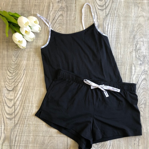 Calvin Klein Other - Calvin Klein PJ/Lounge Set 2 Piece Pajamas Black